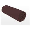 Home Linge Passion Lenzuolo con Angoli in Cotone, Marrone, 140 x 190 cm