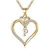TINGN Collane con Iniziali a Cuore per Donne Ragazze, Collana con Ciondolo a Cuore Iniziale A-Z Placcato in Oro 14K Collana con Ciondolo a Cuore Delicato per Donne Ragazze Adolescenti Gioielli Regali