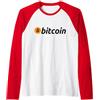 Bitcoin T-shirts, Gifts and Hoodies Bitcoin Maximalist Symbol Logo Cryptocurrency Maglia con Maniche Raglan
