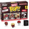 Funko Bitty POP! Deadpool - Sleepover, confezione da 4 e una sorpresa misteriosa, 2,2 cm, da collezione, ripiano impilabile incluso, idea regalo, calza per feste, decorazione per torta
