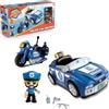 ACTION HEROES Police Car and Bike, auto e moto della poliza con 1 personaggio. Per bambini e bambine dai 4 anni, Famosa ACN05010