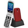 Funker E300 Max Audio 3 4G, telefono cellulare coperchio facile da usare, tasti e schermo grandi, AudioPRO compatibile con apparecchi acustici, volume molto forte con amplificatore, configurazione