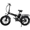 CMACEWHEEL GW20 48 v18ah batteria al litio bici elettrica adulto 20*4 pollici grasso pneumatico Mountain City bicicletta elettrica - 750W 48V18AH