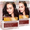 L'OREAL PARIS 2x L'Oréal Paris Excellence Creme Universal Nude Colorazione Permanente Castano Scuro 3U Triplo Trattamento - 2 Tinte
