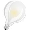 OSRAM LED Star GLOBE95, lampada LED a filamento opaco a forma di globo con diametro di 95mm, base E27, bianco freddo (4000K), 1521 lumen, sostituisce le lampadine da 100W, confezione da 1