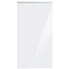 Relaxdays Tenda per Doccia Moderna, 100x240 cm, Vasca da Bagno, Idrorepellente, Montaggio a Soffitto, Rullo,Trasparente
