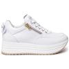 Nero Giardini NEROGIARDINI Sneaker in pelle con platform. Made in Italy 38 Bianco BIANCO