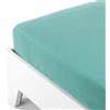 Caleffi 74476 Flanella Tinta Inferiore Lenzuolo per Matrimoniale Letto, Anice