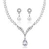 Yifnny Set di gioielli di perle per le donne,collana di perle finte e orecchini Bracciale Set di collana di perle a strati 1920s Gioielli Set di gioielli sposa Regali per le Mamma (Stile6)