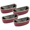 PrimoCraft 24 fogli di carta vetrata a nastro, 65 x 410 mm, grana 40/60/80/100/120/150.