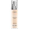 L'Oreal Paris L'Oréal Paris Fondotinta Liquido, Incarnato Uniforme e Illuminato, Finish Naturale, Per Tutti i Tipi di Pelle, Formula con Acido Ialuronico, Accord Parfait, Tonalità: 1N Ivory, 30 ml