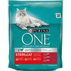 PURINA ONE BIFENSIS STERILCAT cibo secco per gatti sterilizzati, ricco di manzo, confezione da 6 (6 x 800 g)