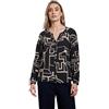 Street One A345450 Tunica con Dettagli Smock, Deep Tint Blue, 46 Donna