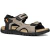 Geox Uomo Sandal Strada D, Sportivo, Sand, 45 EU