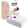 Imetec Scaldasonno Adapto maxi coprimaterasso singolo 195x90 cm, basso consumo, riscaldamento rapido, temperatura personalizzata, tessuto anallergico trapuntato, comando a 6 temperature