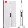 Oclean X Pro Elite Spazzolino Elettrico, Touch screen intelligente, 45 dB, 84.000 Movimenti al minuto, 32 Livelli di intensità, 4 Modalità, Sensore di pressione, Durata 35 giorni, IPX7, Grigio