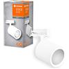 LEDVANCE TRACKLIGHT Spot Mini Cylinder faretto compatto a binario, bianco, con attacco GU10, compatibile con lampada normale o smart, design stile loft, protezione IP20