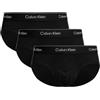 Calvin Klein Slip Icon Uomo Confezione 3 Pezzi. Biancheria Iconica Misto Cotone Elastan, Vita Media, Si appoggia sui Fianchi, Banda Elastica iconica in Vita