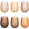 Villa d'Este Home Tivoli Villa d'Este Home Tivoli Happy Hour Chocolate Set 6 bicchieri acqua frosted in vetro 500 ml