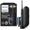 Philips Sonicare ProtectiveClean 5100 Spazzolino Elettrico, Spazzolino Sonico con 3 Modalità di Spazzolamento, Sensore di Pressione, Sanitizzatore a Raggi UV, Nero, Modello HX6850/57