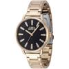 INVICTA Wildflower Orologio da Donna in acciaio inossidabile con movimento Quarzo - 38mm, Oro/Nero