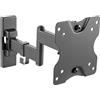 RICOO Braccio per Monitor S5011, Supporto per Schermi LED LCD da 33 a 68 cm, VESA 75x75, 100x100, Regolabile e Flessibile, Nero, Carico Max. 20kg