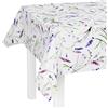 LILENO HOME Tovaglia lavabile al metro, 100 x 140 cm (bordo tagliato), motivo lavanda, impermeabile, ideale come tovaglia o runner per tenda da birra