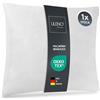 LILENO HOME - Set di 1 imbottitura per cuscino, cuscino interno lavabile adatto per persone allergiche, imbottitura in poliestere per cuscini da divano, poltrona, sedie e poggiatesta 45 x 45 cm
