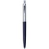 Q-Connect Penna a sfera Prestige, penna automatica/ideale per l'ufficio, la casa o la scuola/clip in metallo/cartuccia sostituibile/inchiostro: blu/argento/1 pezzo/
