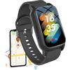 Generico Orologio Intelligente Anziani Rilevamento delle Cadute Smartwatch Bracciale SOS GPS 4G Funzione di Chiamata Braccialetto Intelligente Impermeabile IP67 per Demenza e Alzheimer (Nero)