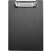 HXMJIED Portablocco piccolo in plastica, nero, formato A5 standard, formato mini 15,2 x 22,9 cm