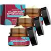 Orgrul Collagene Burro di karité maschera per capelli ricci, collagene Hair Treatment, riparazione aminoacidi maschera capelli cheratina per capelli danneggiati, secchi, controllo crespo (3 pezzi)