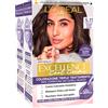 L'OREAL PARIS L'Oréal Paris Tinta Permanente Excellence Cool Creme 5.11 Castano Chiaro Ultra Freddo Colorazione Triplo Trattamento Copre 100% dei Capelli Bianchi Lunga Durata e Anti-Giallo - 2 Tinte