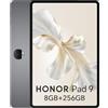 HONOR Pad 9 8GB 256GB Tablet, 12,1 Pollici 120Hz 2.5K Fullview Display, Snapdragon 6 Gen 1, 8 Altoparlanti, Corpo in Metallo, Android 13, Google Service WIFI Tablet, Grigio