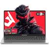 ACEMAGIC PC Portatile Gaming, Ryzen7 7735HS,Fino a 4,8GHz,16 GB di RAM DDR5 4800 MHz, SSD da 512 GB,16 Pollici FHD Display,Tastiera Retroilluminata Laptop,WiFi-6
