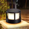 WRMING Lampioncino da Giardino Esterno, 3000K, Nero | 15W LED Lampioni da Giardino Esterno, IP65, 16 cm Alluminio per Terrazza, Balcone, Vialetti, Garage, 85-265V