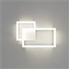 Klighten Applique da Parete Interno LED, 24W, 1960LM, Lampada Decorative Mordern, per Camera da Letto, Soggiorno, Corridoio, 110-240V, Bianco Neutro 4000K, Bianco