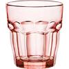 Rocco Bormioli Bormioli Rocco Rockbar Rocks Set 6 Bicchieri in Vetro, 27 cl, Rosa Pesca