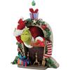 Department 56 Possible Dreams Dr. Seuss The Grinch Up The Chimbley Figurine, 27,9 cm, multicolore
