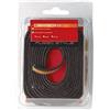 STUFE A PELLET ITALIA Accessori - Kit Black Tex - Nastro Sigillante Autoadesivo in Fibra di Vetro per Stufe a Pellet Resistente a Temperature Fino a 600 °C