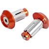 Generico Tappi terminali manubrio for Ho.nda Yamaha Suzuki Beta GasGas for tutte le moto con manubrio conico standard da 7/8 o 1-1/8.(Orange)
