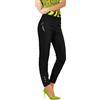 FIANA FASHIONS Pantaloni Capri da donna a lunghezza intera, colore ciliegia, estivi, con elastico in vita, taglie dalla 42 alla 52, Nero , 52