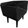 Generico Rampa per cani letto | Scale per scale cani | Passi compagnia della gatto pieghevole | Passi cane non slip 2 in 1 letto | Sedia pieghevole rimovibile in legno Sgabello sedile imbottito