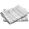 LinenMe Set di 2 canovacci da GRAPHIT Multistripe Lino, 46 x 65 cm, Fatto in Europa, Biancheria da cucina, biancheria europea, lavaggio in lavatrice, super assorbente