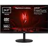 Acer Nitro XV252QFbmiiprx Monitor Gaming PC 24.5, Display IPS FHD, 360 Hz, 0,5 ms, 16:9, FreeSync Premium, HDMI 2.0, DP 1.4, ZeroFrame, Speaker Integrati, Regolazione altezza, Cavi DP, HDMI Inclusi