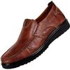 Generisch Mocassini da uomo in pelle - Pantofole da uomo leggere Loafer & Slip-Ons Soft Flat Scarpe da barca estive estive autunno business scarpe basse scarpe casual senza lacci, marrone, 52