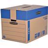 Bankers Box Transit Scatola Traslochi Extra Grande Fast Fold, Set da 5 Pezzi
