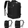 MOCOCITO Zaino Ryanair 40x30x20,Zaino da Viaggio Espandibile 24-30L,Bagaglio a Mano per Wizz Air e Vueling,Zaino Cabina per Donna e Uomo, Adatto a Laptop da 15,6"per Ufficio,Scuola e Uso Quotidiano