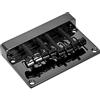 Dilwe Ponte per Basso, 4 Corde Ponte per Basso Cordiera Scatola Elettrica Addensata Piastra per Chitarra Accessori per Strumenti 85mm(Nero)