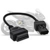 AMHTDOL Adattatore Obd2 AMHTDOL adatto al cavo OBD 4Pin per motocicli Ducati, connettore da Obd1 Obd2 per Diavel/Multistrada 1200/Panigale 1199/Monster 696/796/1100 Bike, lavora con lettore di codice ELM327